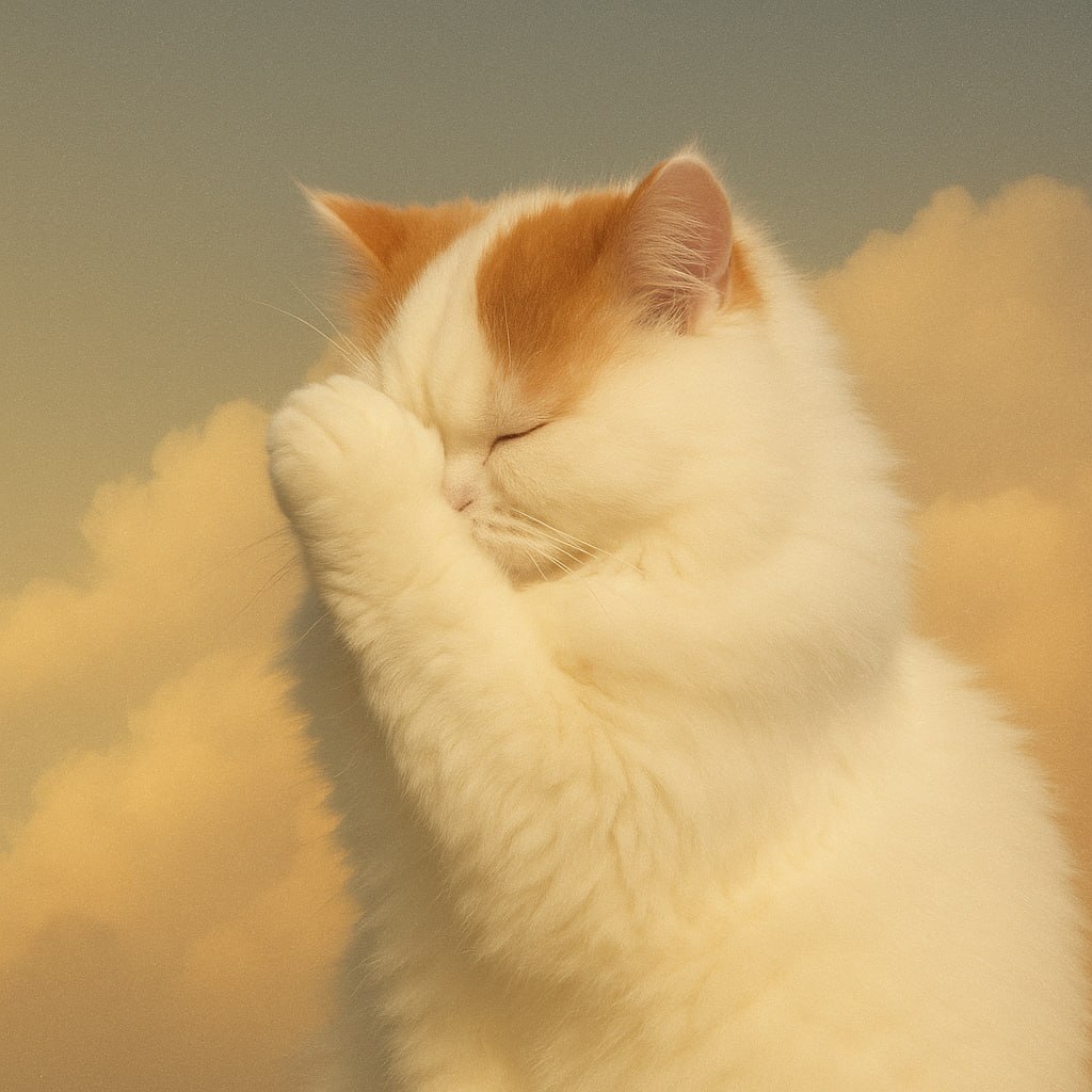 Pray Cat Art